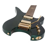 Schecter Synyster Gates Custom-7 TR Headless in Oak Green Metallic