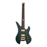 Schecter Synyster Gates Custom-7 TR Headless in Oak Green Metallic