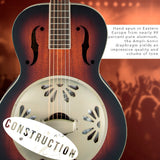 Gretsch 6-String Acoustic-Electric Resonator Guitar (2-Color Sunburst)