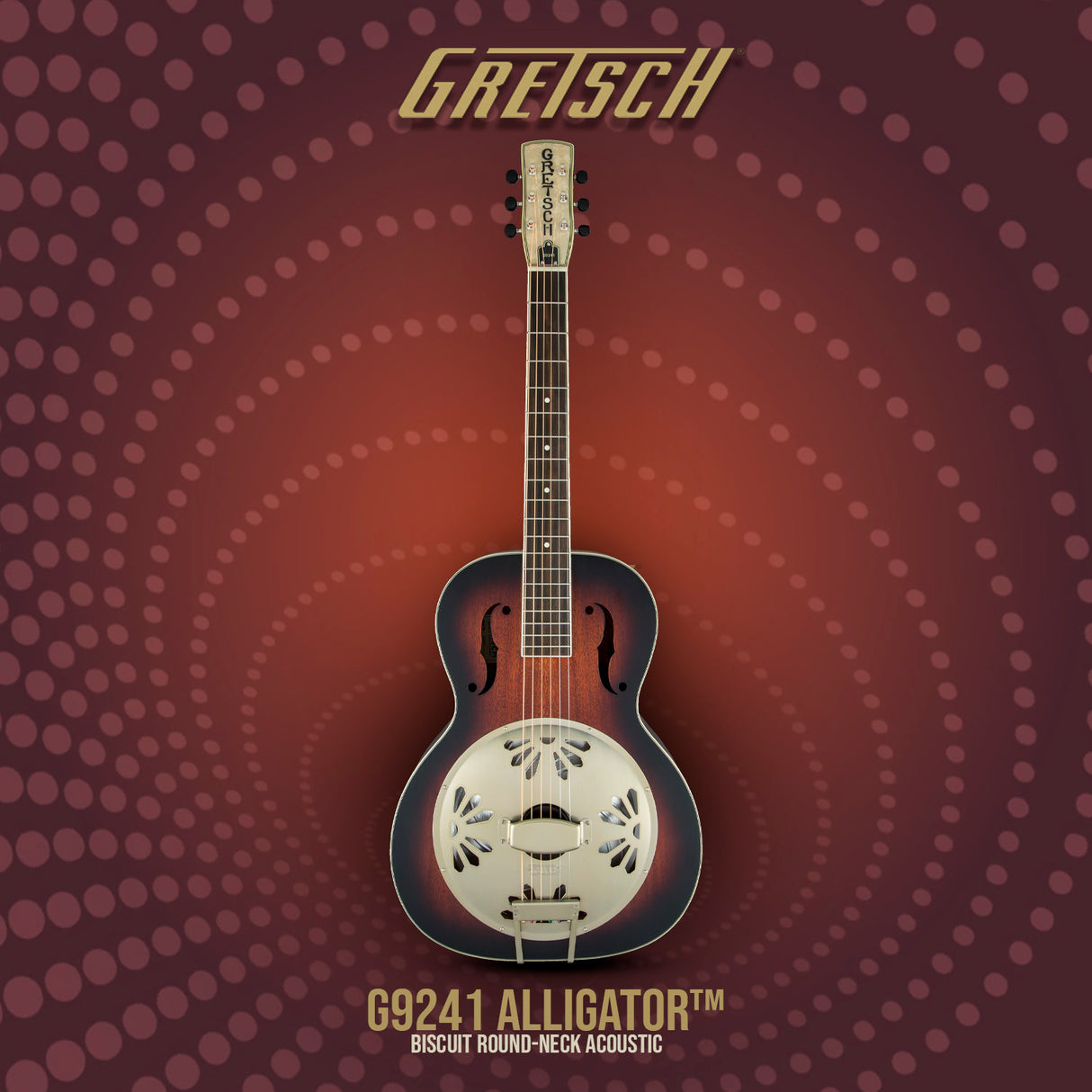 Gretsch 6-String Acoustic-Electric Resonator Guitar (2-Color Sunburst)