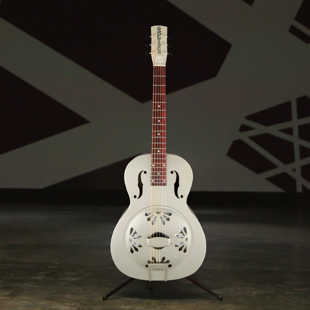 Gretsch G9201 Honey Dipper 6-String Resonator Guitar (Weathered Pump House Roof)