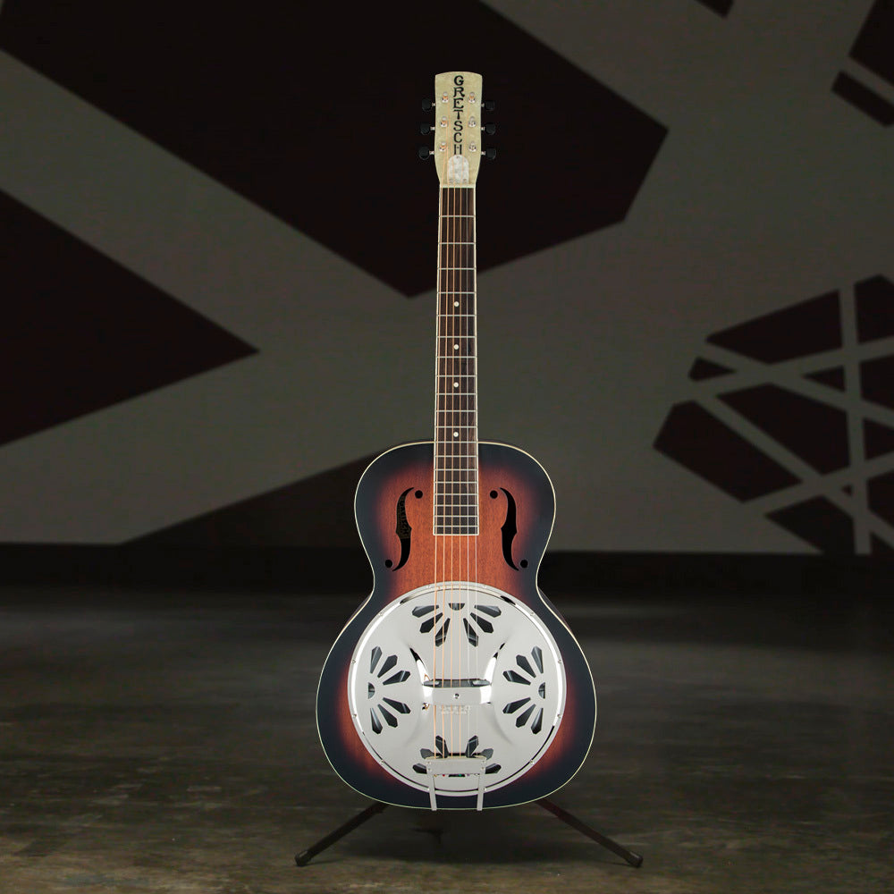 Gretsch G9220 Bobtail Round-Neck Resonator Guitar, 2-Color Sunburst