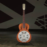 Gretsch G9200 Boxcar Round-Neck Mahogany Body Resonator 6-String Guitar Bundle