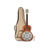 Gretsch G9200 Boxcar Round-Neck Mahogany Body Resonator 6-String Guitar Bundle