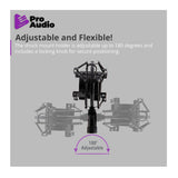 FocusProAudio Basic Microphone Shock Mount for 48-53mm Microphones
