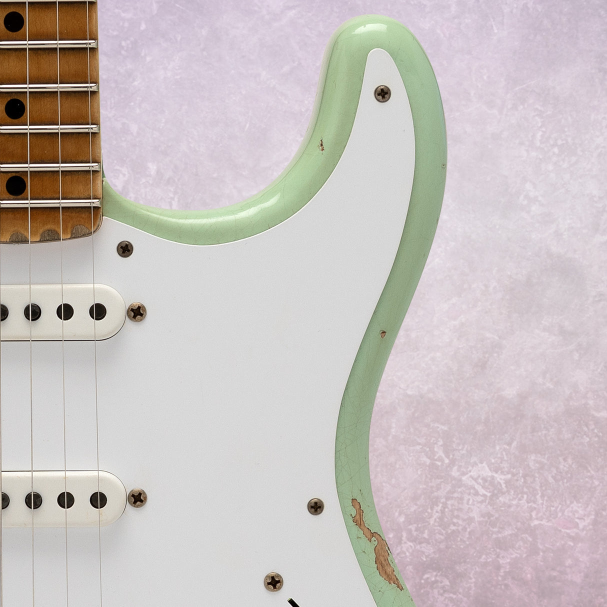 Fender Limited Edition Fat 1954 Stratocaster, Relic, Super Faded Aged Surf Green
