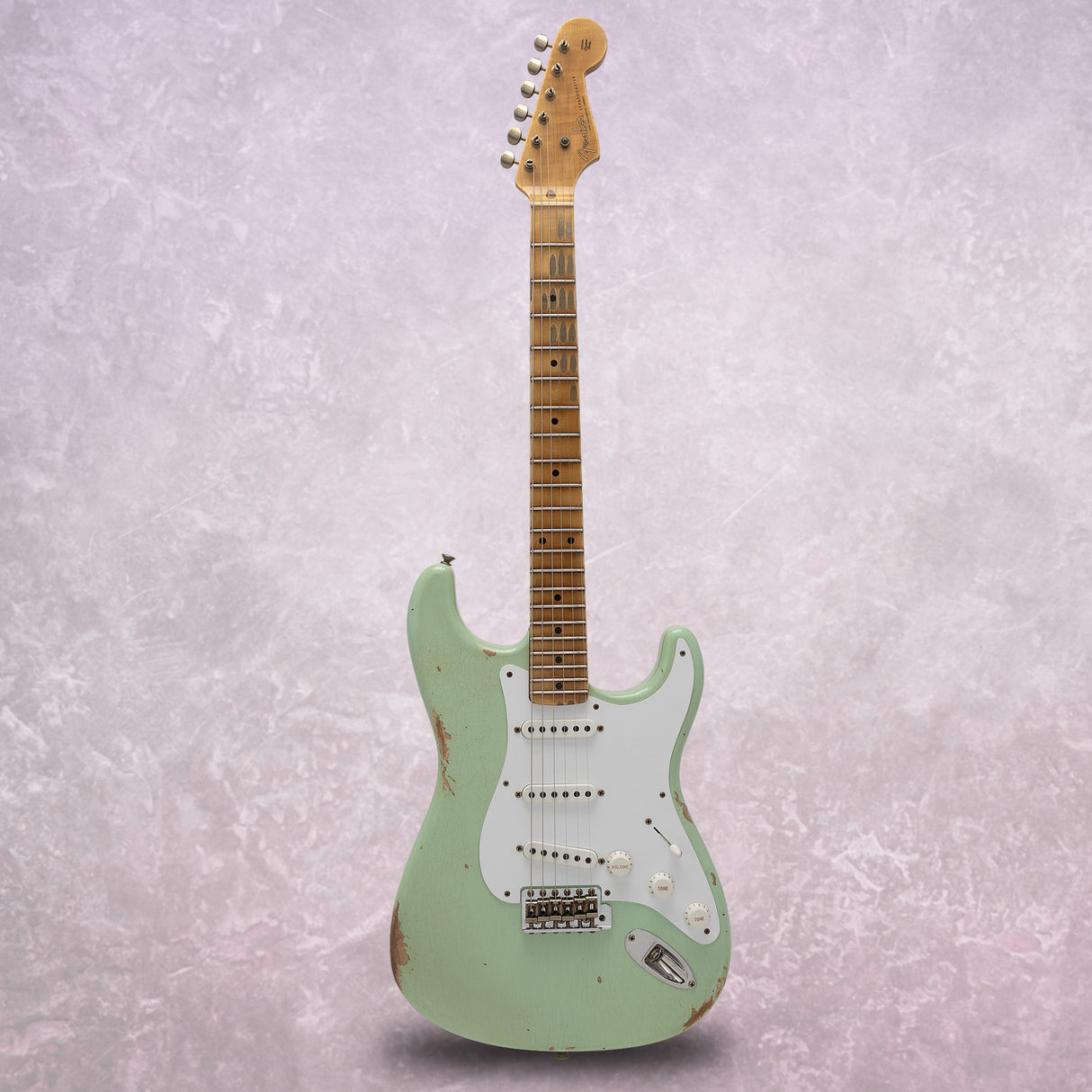 Fender Limited Edition Fat 1954 Stratocaster, Relic, Super Faded Aged Surf Green