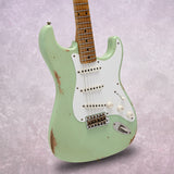 Fender Limited Edition Fat 1954 Stratocaster, Relic, Super Faded Aged Surf Green