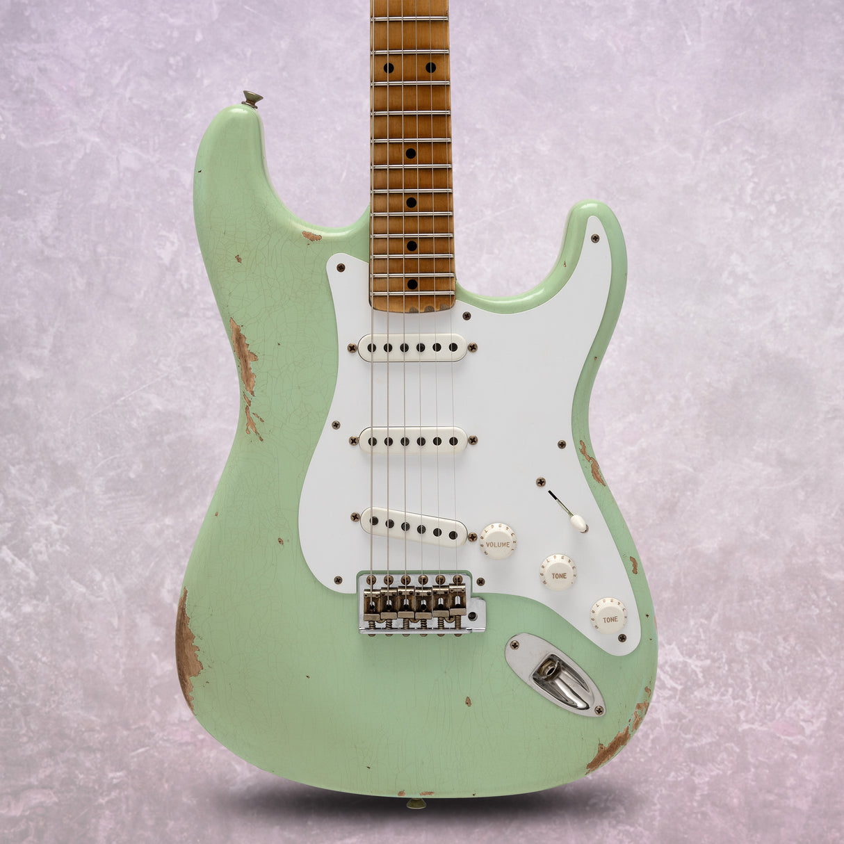Fender Limited Edition Fat 1954 Stratocaster, Relic, Super Faded Aged Surf Green