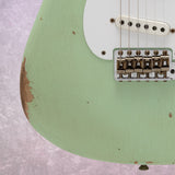 Fender Limited Edition Fat 1954 Stratocaster, Relic, Super Faded Aged Surf Green