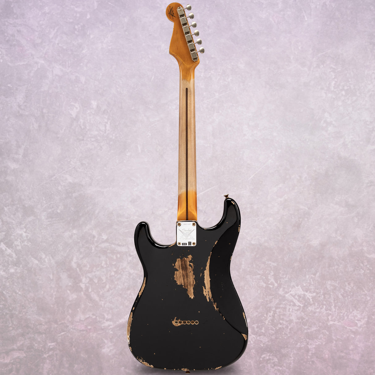 Fender Custom Shop Ltd. Ed. '54 Hardtail Stratocaster Heavy Relic, Aged Black