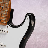 Fender Custom Shop Ltd. Ed. '54 Hardtail Stratocaster Heavy Relic, Aged Black