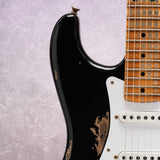 Fender Custom Shop Ltd. Ed. '54 Hardtail Stratocaster Heavy Relic, Aged Black
