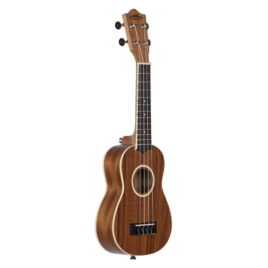 Lanikai Okoume Soprano with binding and gig bag