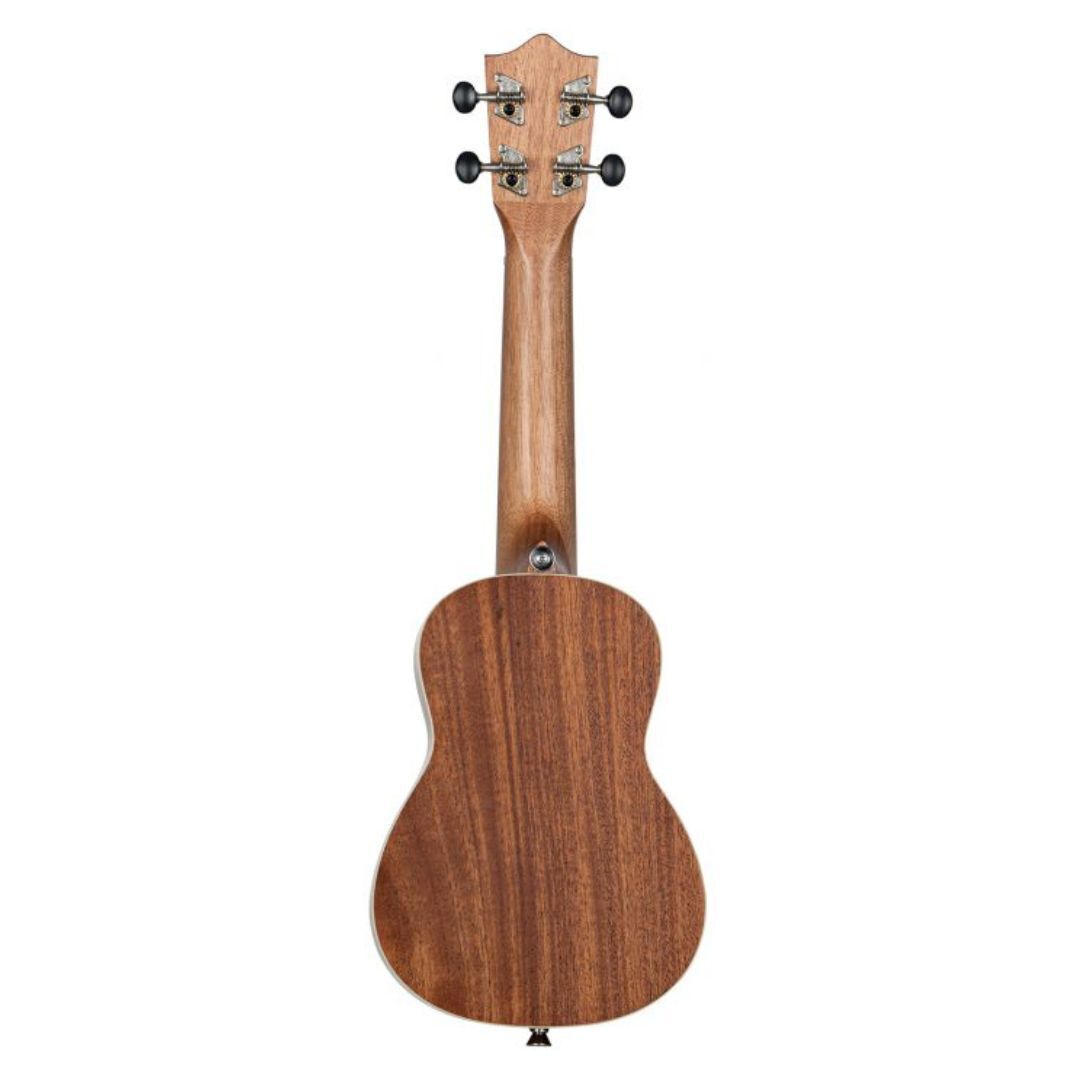 Lanikai Okoume Soprano with binding and gig bag