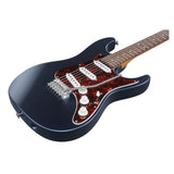 Ibanez AZ Prestige 6str Electric Guitar w/Case - Dark Tide Blue Flat