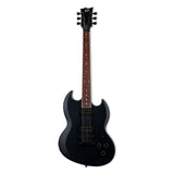 ESP LTD VOLSUNG-200 Lars Frederiksen Signature Electric Guitar in Black Satin