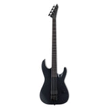 ESP LTD M-4 Black Metal Electric Bass Guitar in Black Satin