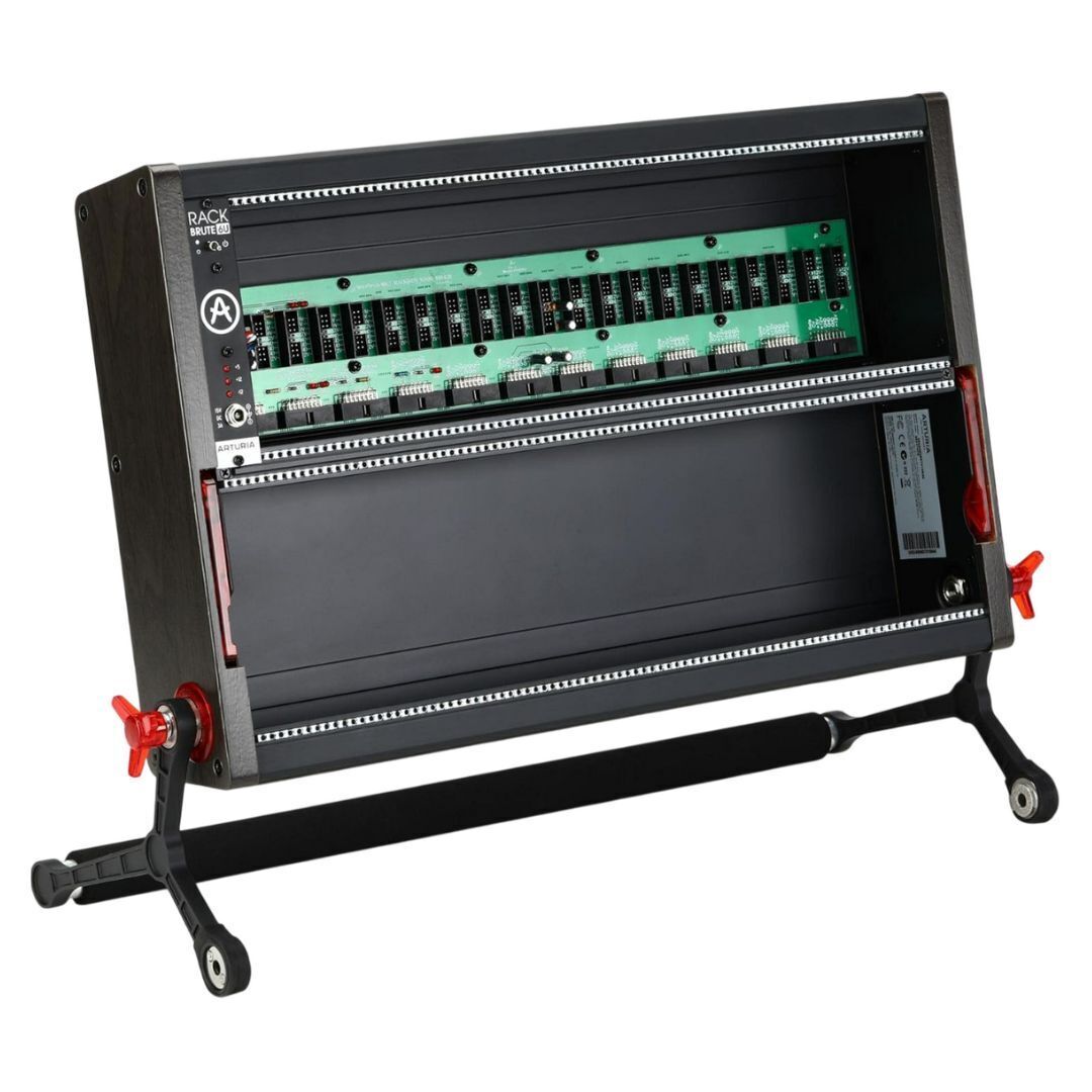 Arturia RackBrute 6U Eurorack Case Enclosure with Power Supply, Noir (Black)
