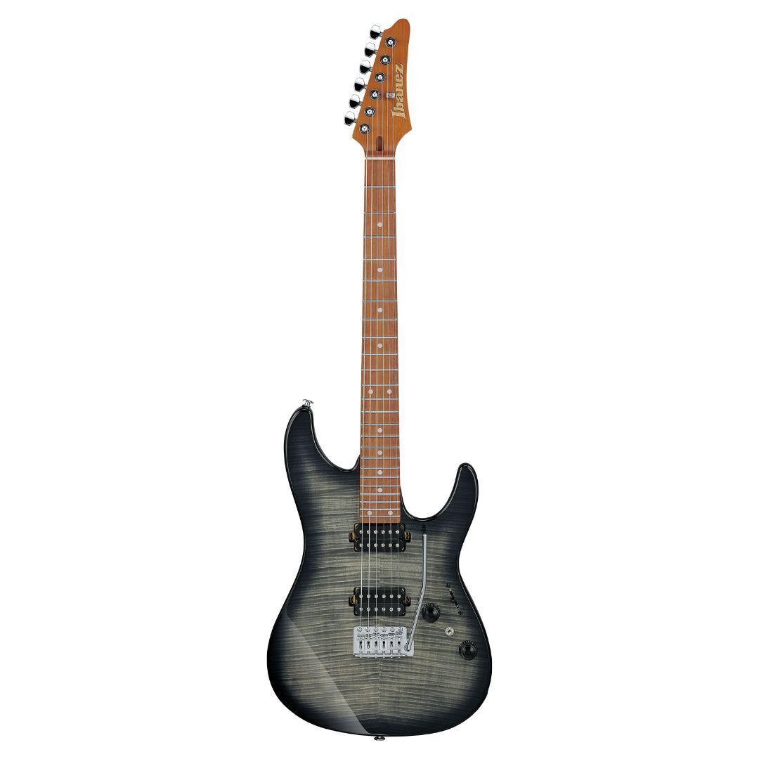 Ibanez AZ24S1F Standard 6-String Right-Handed Electric Guitar (Transparent Black Sunburst)