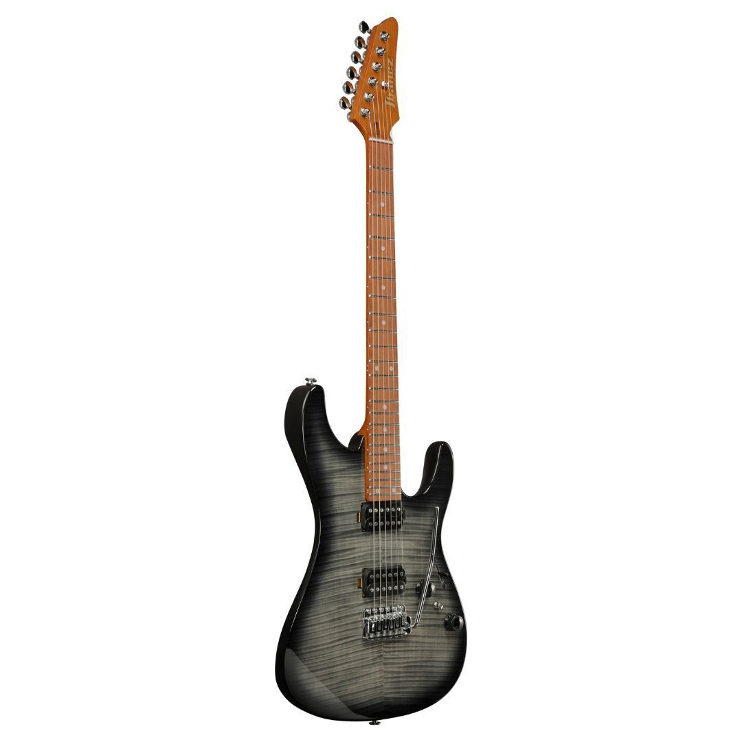 Ibanez AZ24S1F Standard 6-String Right-Handed Electric Guitar (Transparent Black Sunburst)