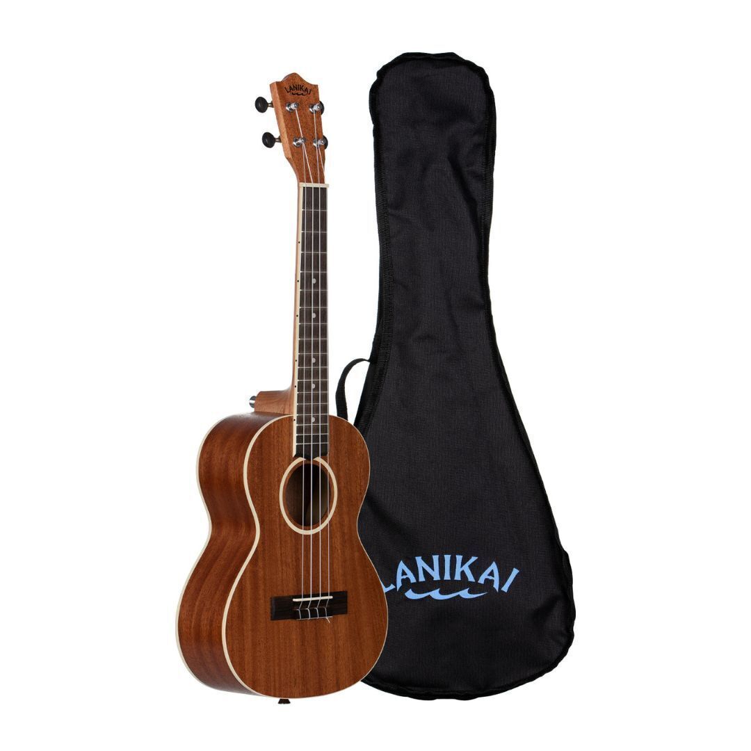 Lanikai Okoume Tenor with binding and gig bag