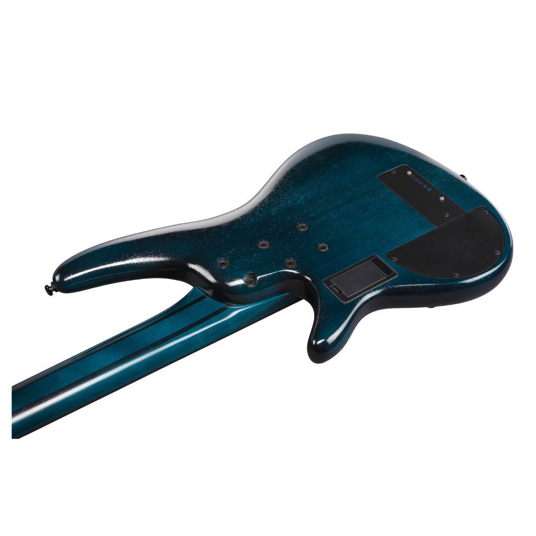 Ibanez SR Bass Workshop 5str Electric Bass - Cosmic Blue Starburst Low Gloss