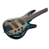Ibanez SR Bass Workshop 5str Electric Bass - Cosmic Blue Starburst Low Gloss