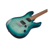 Ibanez AZ Standard 6str Electric Guitar  HH- Transparent Turquoise Burst