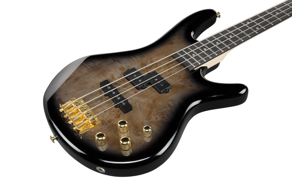 Ibanez Gio SR 4str Electric Bass - Transparent Pale Black Burst