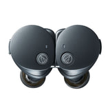 Audio-Technica ATH CKS50TW2 Water Resistant Dustproof Black Wireless Earbuds