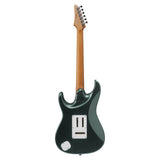 Ibanez AZ Prestige 6str Electric Guitar w/Case - Ivy Green Metallic Flat
