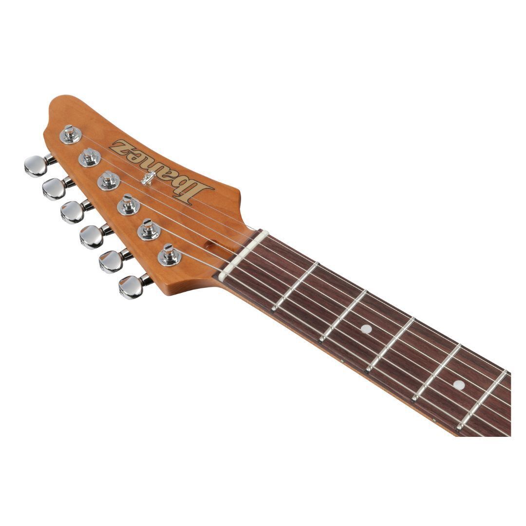 Ibanez AZ Prestige 6str Electric Guitar w/Case - Ivy Green Metallic Flat
