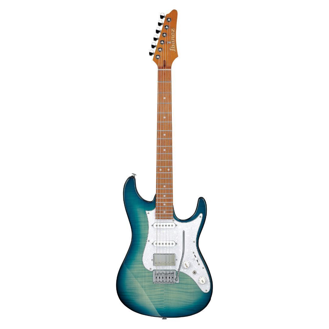 Ibanez AZ Standard 6str Electric Guitar - Transparent Turquoise Burst