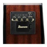 Ibanez AEGB25E Transparent Black Burst High Bloss ACEL Bass Guitar