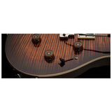 PRS SE Custom 24 Semi Hollow Piezo Orange Tiger Smokeburst Electric Guitar