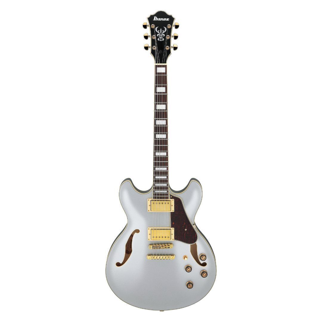 Ibanez AS Artcore 6str Electric Guitar  - Moonstone Silver Flat