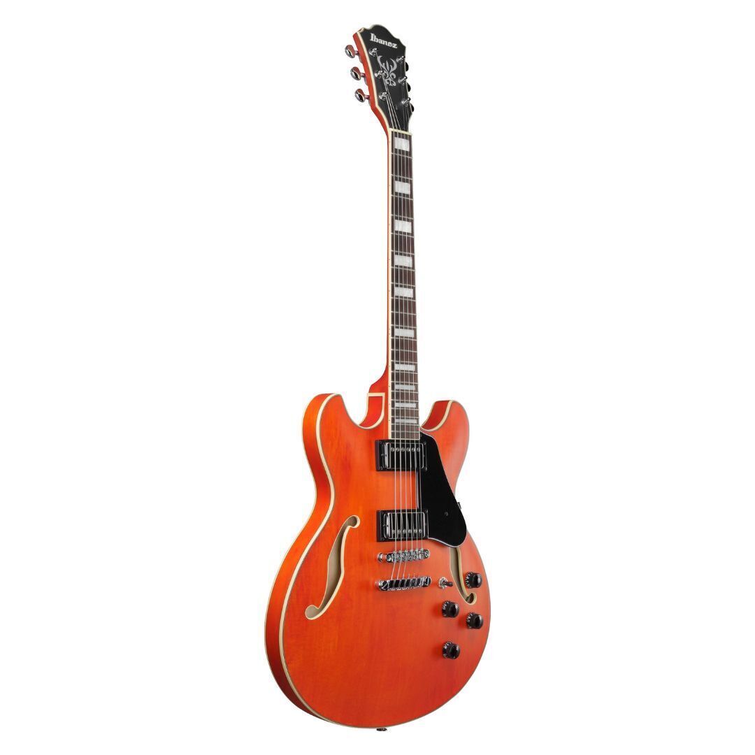 Ibanez AS Artcore 6str Electric Guitar  - Transparent Tangerine Flat