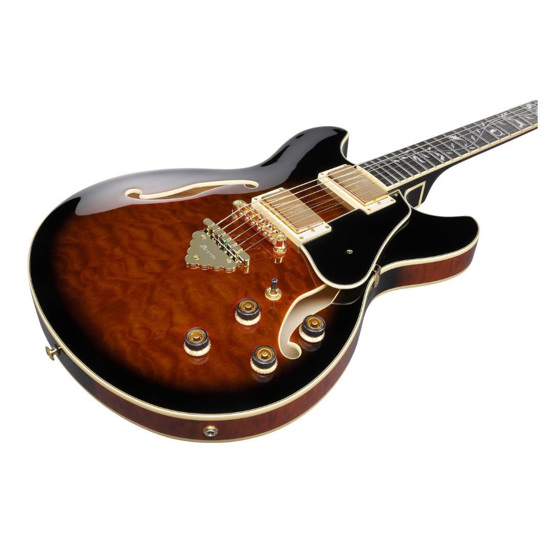 Ibanez AS Artcore Expressionist 6str Electric Guitar - Dark Brown Sunburst