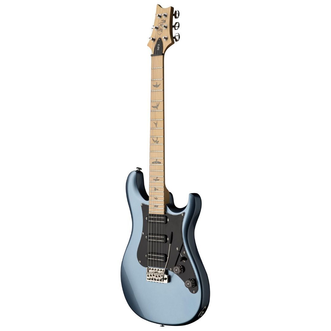 PRS SE NF 3 6 String Ice Blue Metallic Electric Guitar with Maple Fretboard