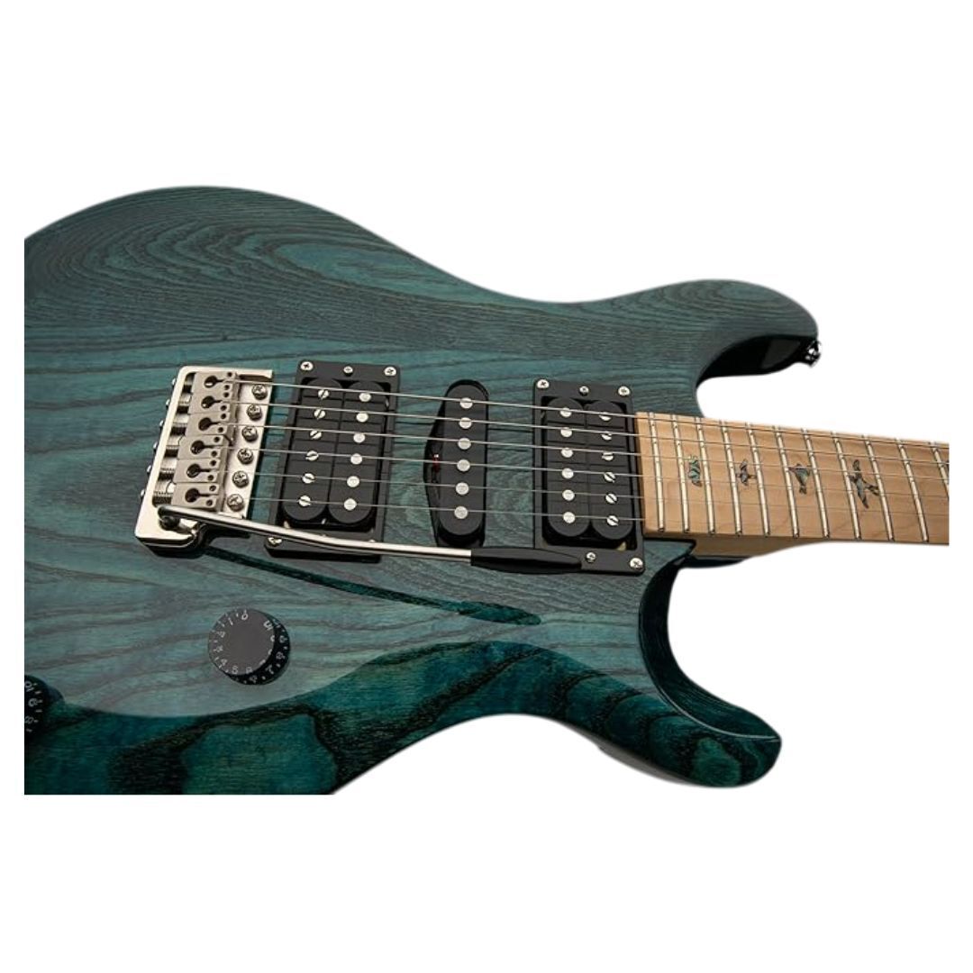 PRS SE Swamp Ash Special 6 String Electric Iri Blue Guitar with Maple Fretboard