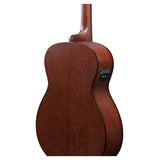 Ibanez PC54E Weathered Black Open Pore Top, Open Pore Natural Back Guitar