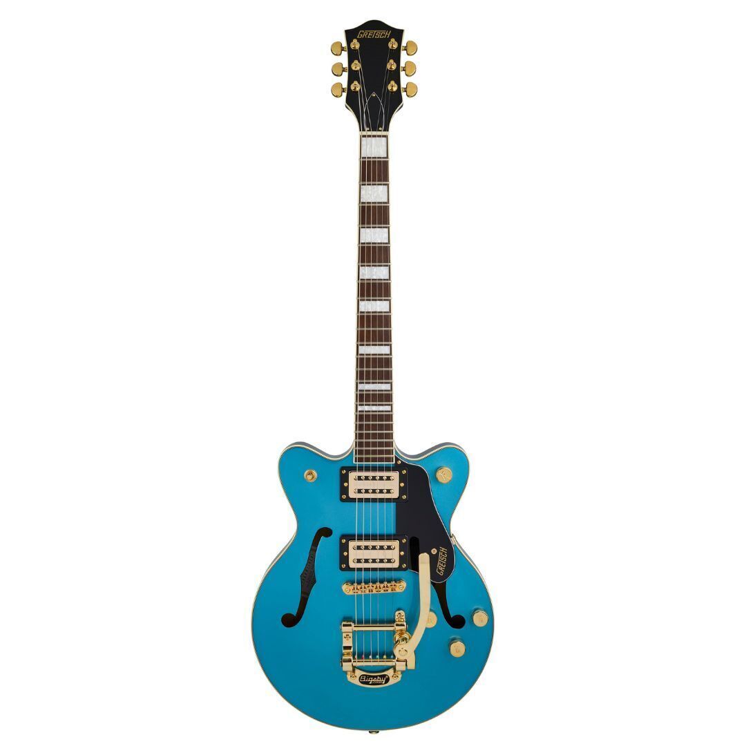 Gretsch G2655TG Streamliner Center Block Jr. Double-Cut with Bigsby Riviera Blue
