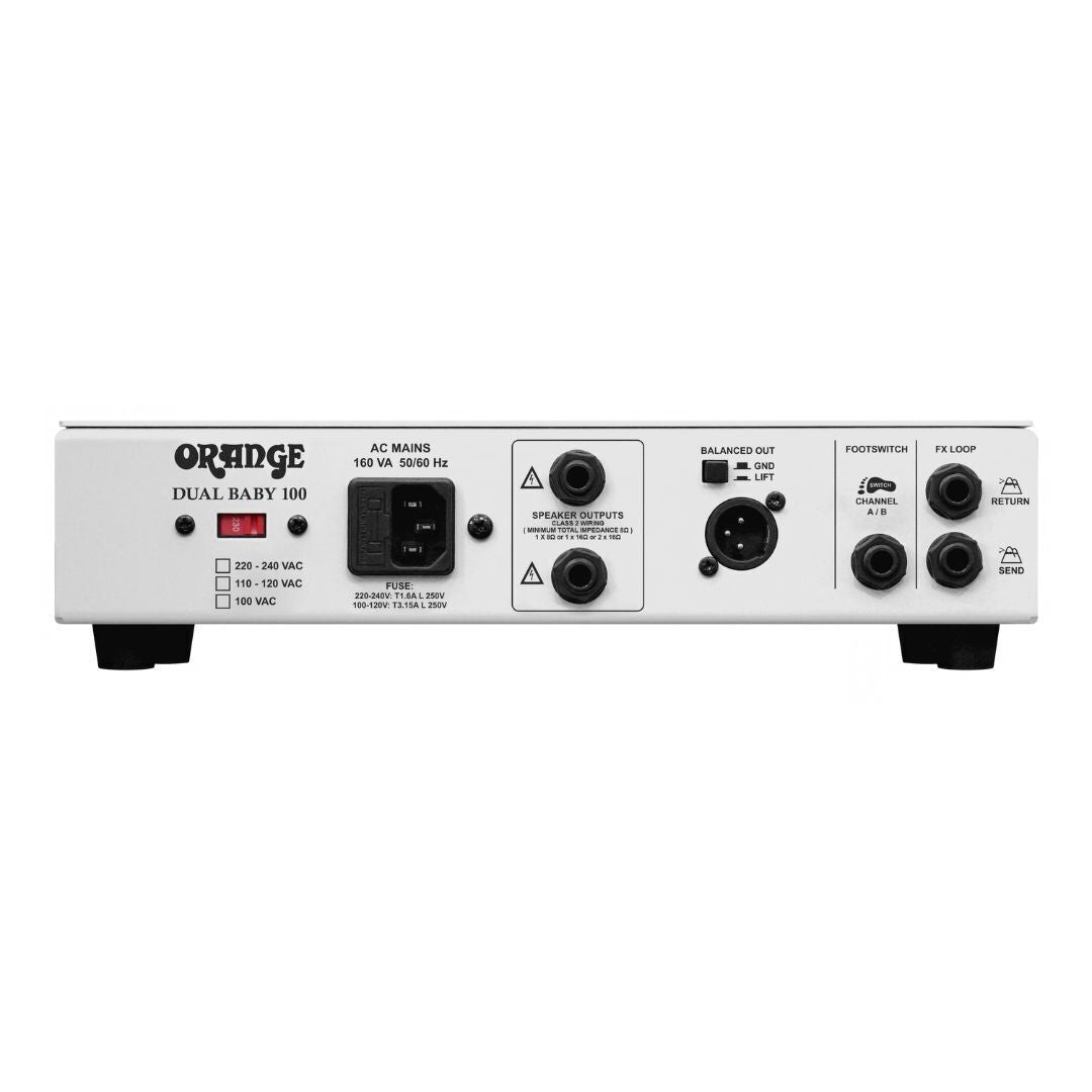 Orange Dual Baby 100 watt guitar head (Open Box)