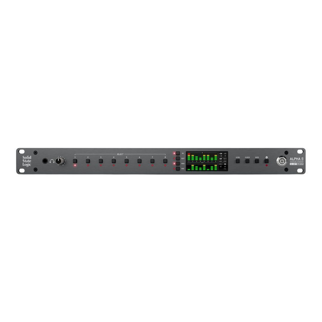 Solid State Logic Alpha 8 High-Performance 8x8 AD,DA Converter e Analogue, ADAT