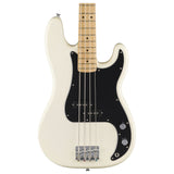 Fender Standard Precision Bass, Maple Fingerboard, Black Pickguard,Olympic White
