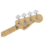 Fender Standard Precision Bass, Maple Fingerboard, Black Pickguard,Olympic White