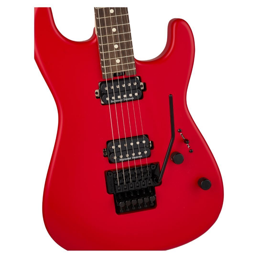 Charvel Pro-Mod San Dimas Style 6-String Electric Guitar (Satin Ferrari Red)