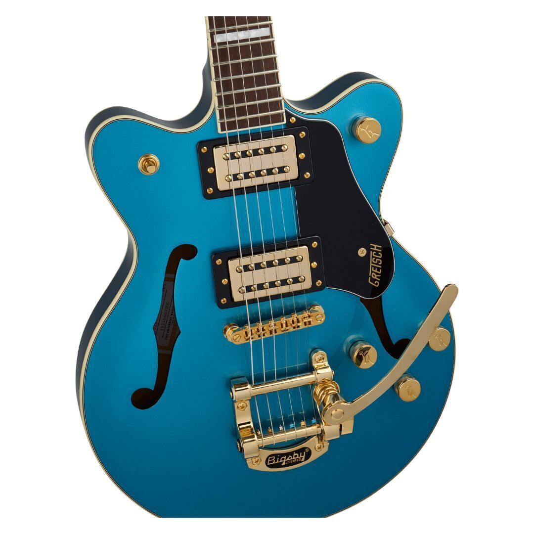 Gretsch G2655TG Streamliner Center Block Jr. Double-Cut with Bigsby Riviera Blue