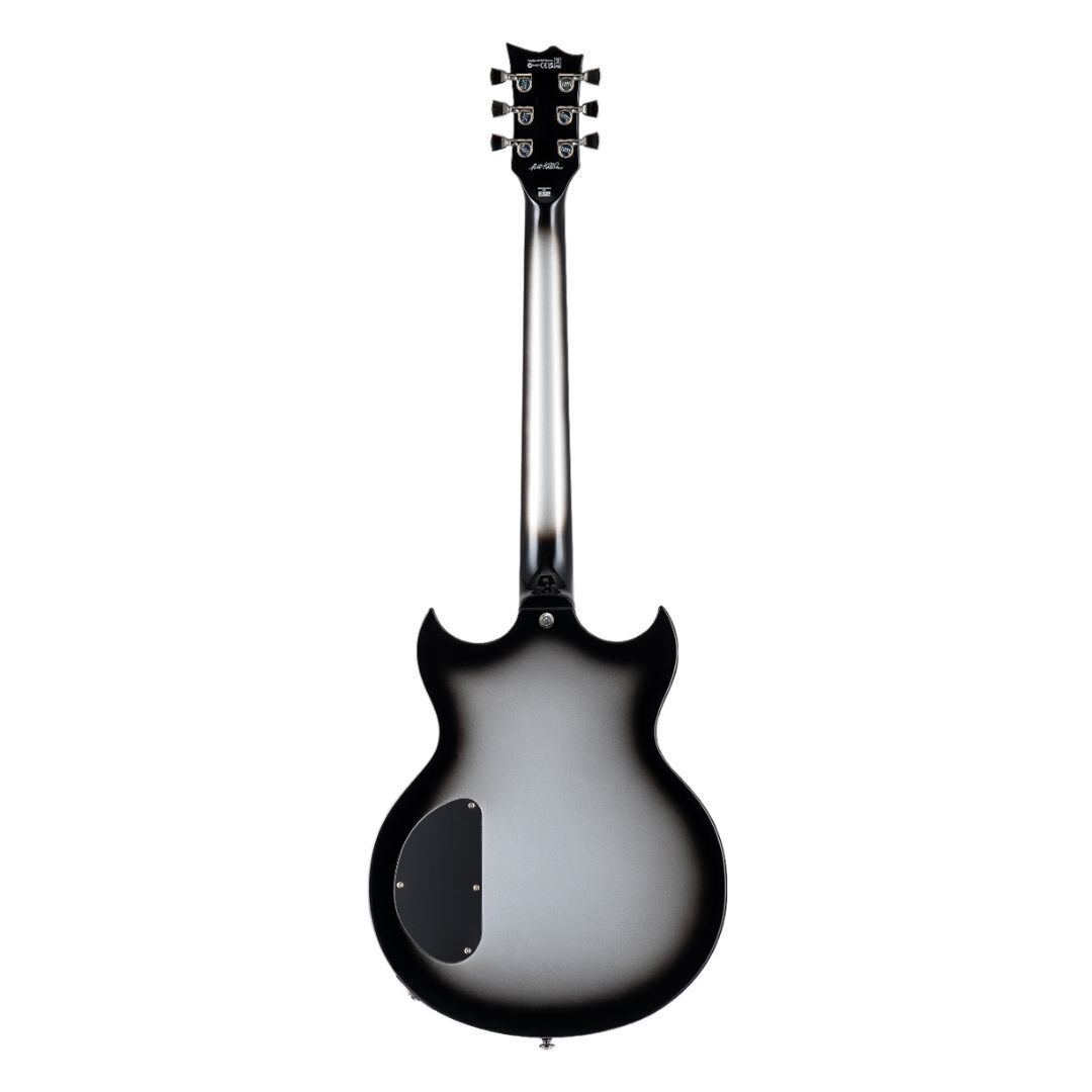 ESP LTD Bill Kelliher Royal Shiva, Silver Sunburst with Case (Open Box)